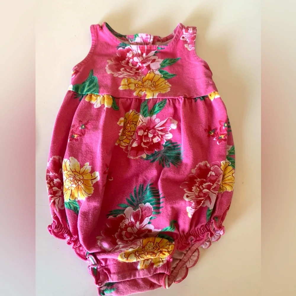 Old Navy Infant Girl Bundle of 3 Onesies